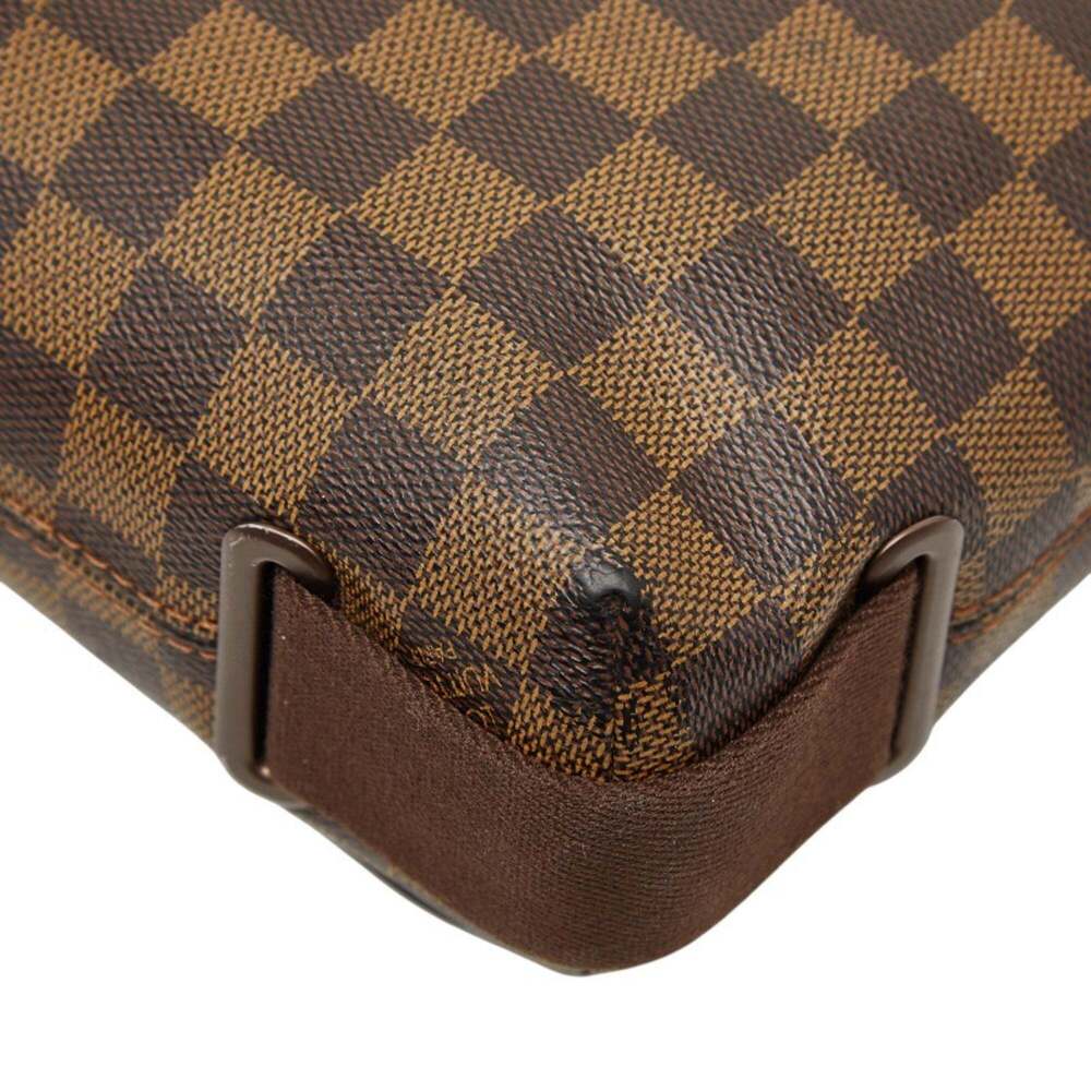LOUIS VUITTON Brown Damier Leather Shoulder Bag - Picture 7 of 15